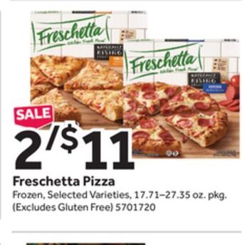 Stop&Shop Freschetta pizza offer