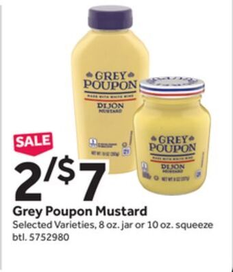 Stop&Shop Grey poupon mustard offer