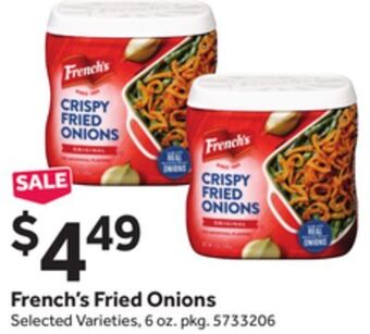 Stop&Shop French's fried onions offer