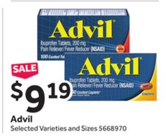 Stop&Shop Advil offer