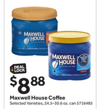 Stop&Shop Maxwell house coffee offer