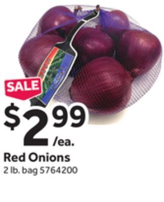 Stop&Shop Red onions offer