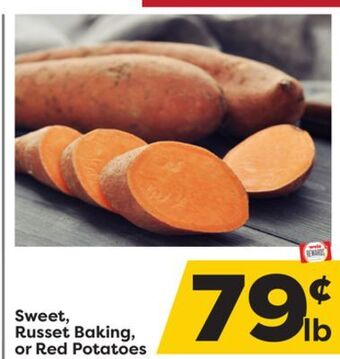 Weis Markets Sweet, russet baking, or red potatoes offer