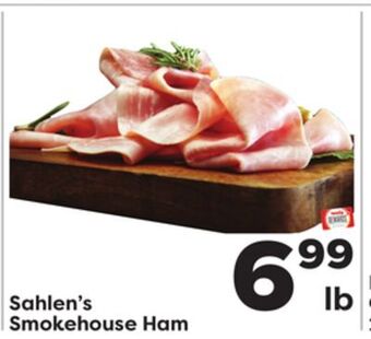 Weis Markets Sahlen's smokehouse ham offer