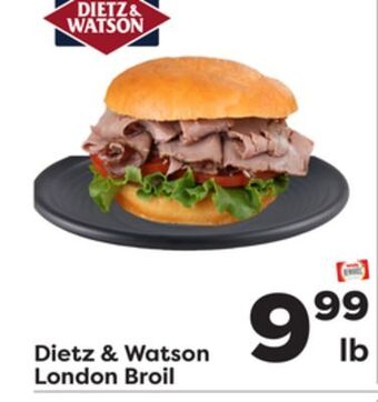 Weis Markets Dietz & watson london broil offer