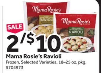 Stop&Shop Mama rosie's ravioli offer