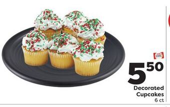 Weis Markets Decorated cupcakes offer