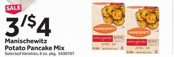 Stop&Shop Manischewitz potato pancake mix offer