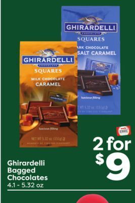 Weis Markets Ghirardelli bagged chocolates offer