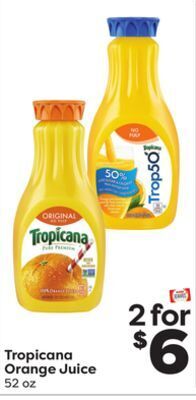 Weis Markets Tropicana orange juice offer