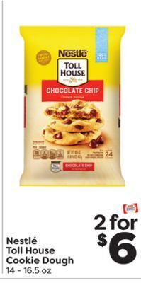 Weis Markets Nestlé toll house cookie dough offer
