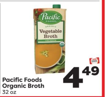 Weis Markets Pacific foods organic broth offer