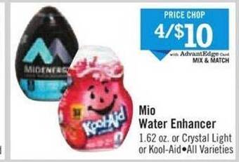Price Chopper Mio water enhancer offer
