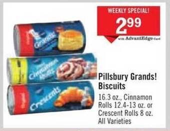 Price Chopper Pillsbury grands! biscuits offer