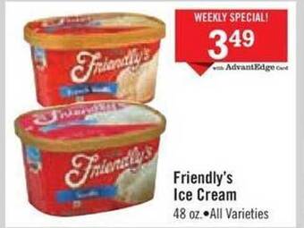 Price Chopper Friendly's ice cream offer
