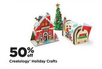 Michaels Creatology holiday crafts offer