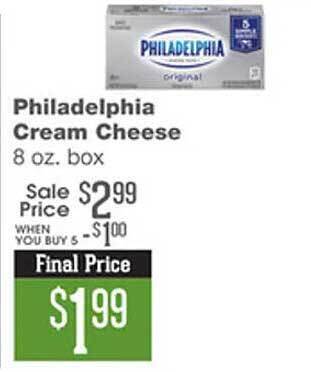 Forest Hills Food Philadelphia cream cheese offer