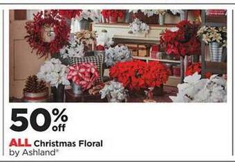 Michaels Christmas floral offer