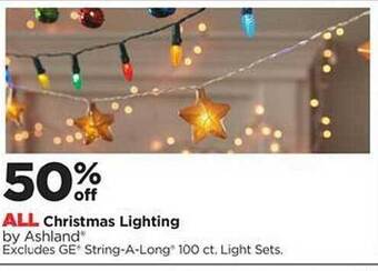 Michaels Christmas lighting offer