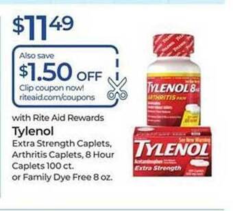Rite Aid Tylenol offer