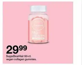 Target Sugarbearhair vegan collagen gummies offer