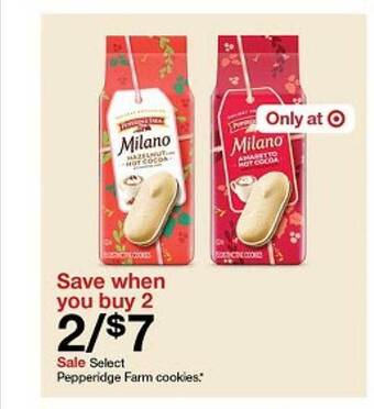 Target Pepperidge farm cookies offer