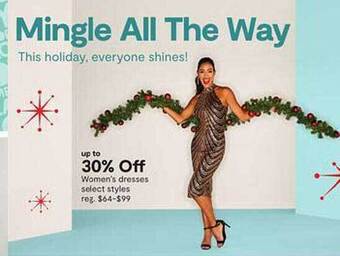 JC Penney Women's dresses offer