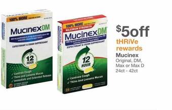 Kinney Drugs Mucinex offer
