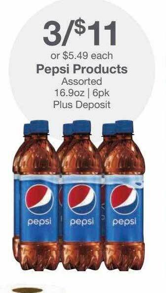 Kinney Drugs Pepsi products offer