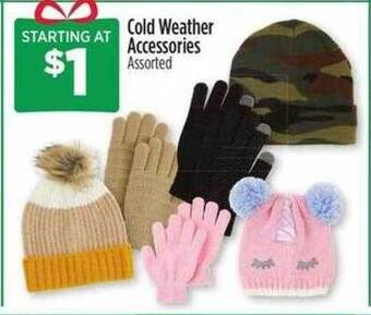 Dollar General Cold weather accessories offer