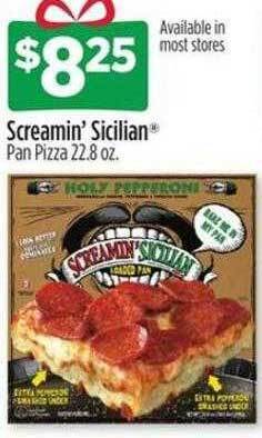 Dollar General Screamin' sicilian pan pizza offer
