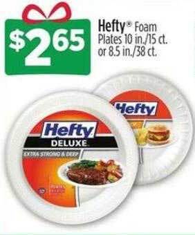 Dollar General Hefty foam plates offer