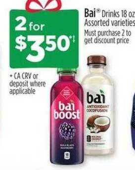 Dollar General Bai drinks offer