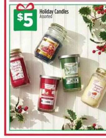 Dollar General Holiday candles offer