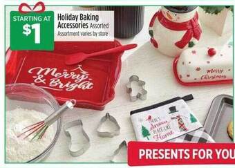 Dollar General Holiday baking accessories offer