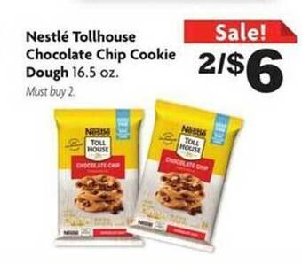 Family Dollar Nestlé tollhouse chocolate chip cookie dough offer