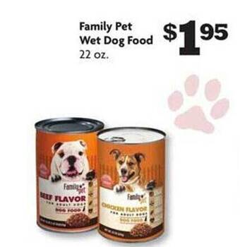Family Dollar Family pet wet dog food offer