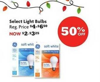 Family Dollar Select light bulbs offer