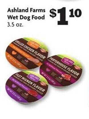 Family Dollar Ashland farms wet dog food offer