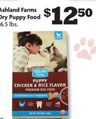 Family Dollar Ashland farms dry puppy food offer