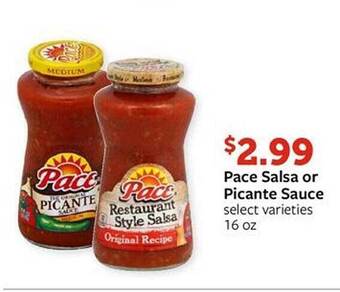 Fareway Pace salsa or picante sauce offer
