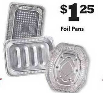 Family Dollar Foil pans offer