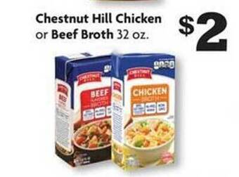Family Dollar Chestnut hill chicken or beef broth offer