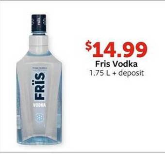 Fareway Fris vodka offer