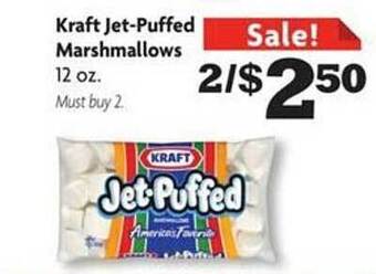 Family Dollar Kraft jet-puffed marshmallows offer
