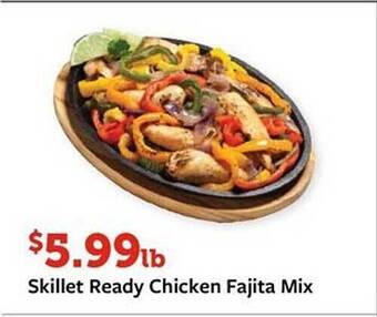 Fareway Skillet ready chicken fajita mix offer