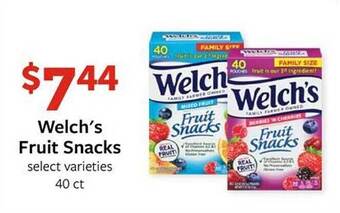 Fareway Welch's fruit snacks offer