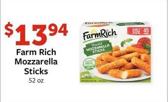 Fareway Farm rich mozzarella sticks offer