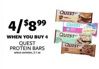 Fareway Quest protein bars offer