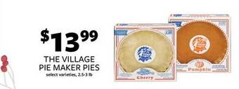 Fareway The village pie maker pies offer